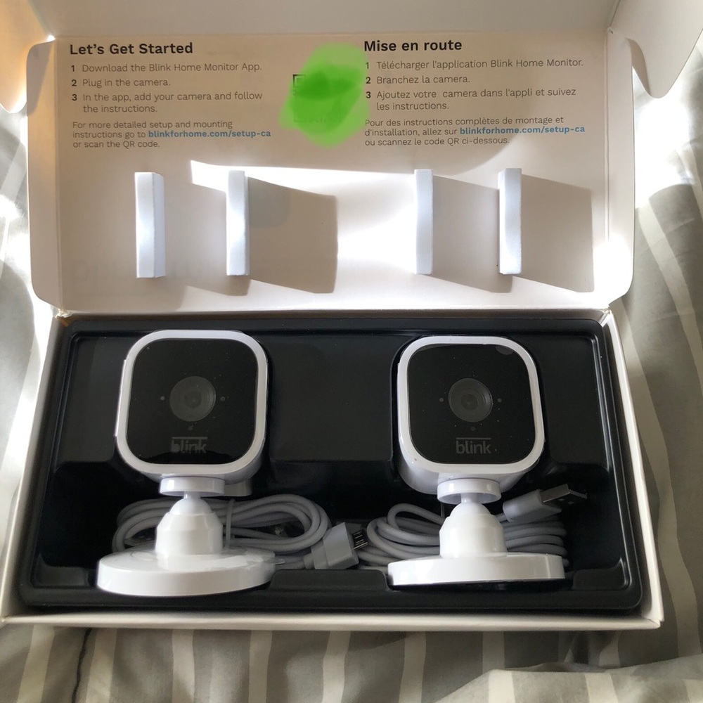 2 x NEW BLINK MINI CAMERAS